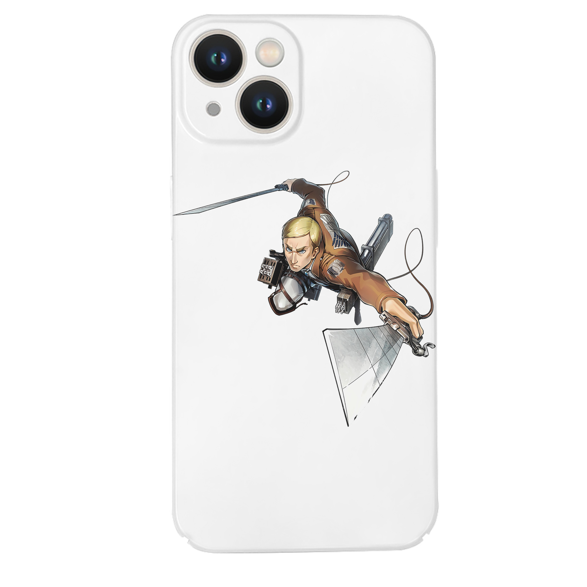 （画像用） 進撃の巨人 エルヴィン・スミス Attack on Titan Erwin Smith 【iPhone 14シリーズ対応】ハードケース